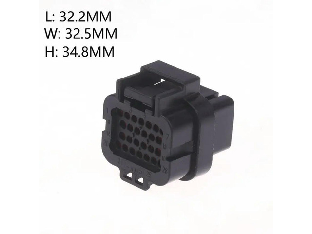 Automotive Connector Auto Oil Gas Connector Male Female Terminal Housing 26 Holes 3 Slots Wire Harness Plug With Terminals Kit