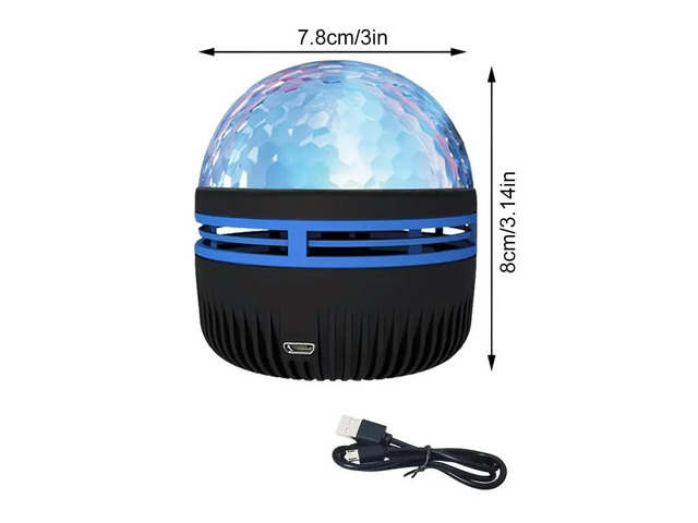 USB Aurora Projection Mini Lamp Creative Atmosphere Night Light Ground Projector Photo Lamp for Birthday Gift