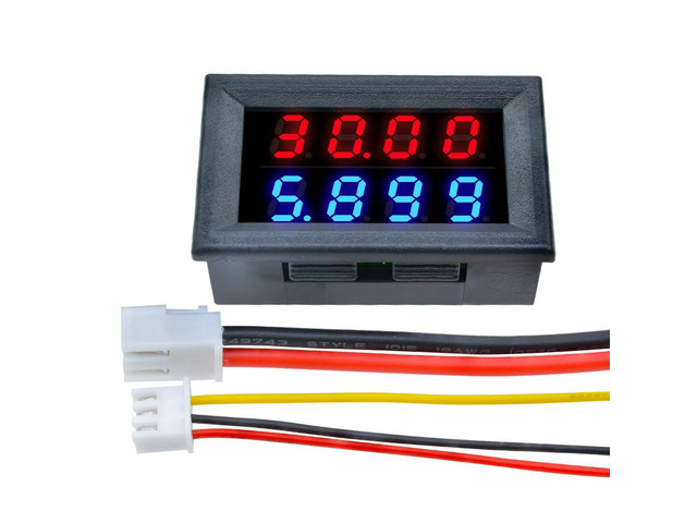 DC 0-200V 10A LED Digital Voltmeter Ammeter Car Motorcycle Voltage Current Meter Detector dual Led display Volt Monitor 220V