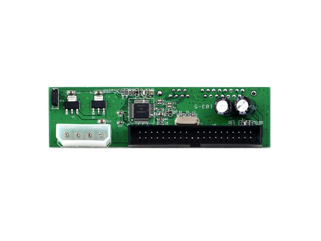 1Pcs 7+15Pin 2.5 SATA Female to 3.5 Inch IDE Adapter Converter Male 40 Pin Port for ATA 133 100 HDD CD DVD Serial