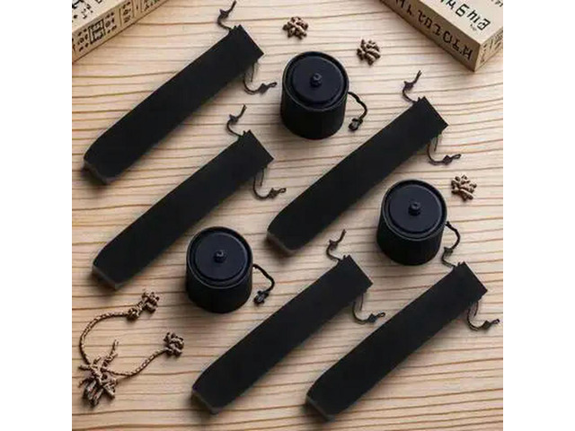 5Pcs Flannelette Drawstring Pen Pouch Single Pencil Sleeve Gift Bag Black Soft Comfortable Pen Holder Packaging for Adults