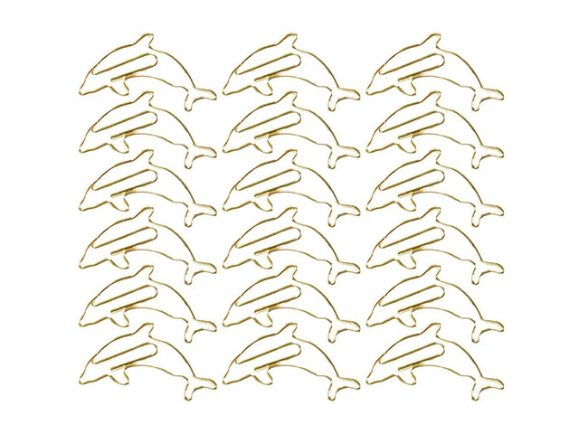 18Pcs l Paper Clips Decorative Cartoon Design Creative Shaped Multi-Use Office Document File Clips Desk Accessories