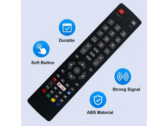 BLF/RMC/0008 DH-2098 Remote For Blaupunkt HD Freeview TV BLFRMCO008 32-138M-GB-11B4EGDPX-UK 32/148M-GB-11B-EGPX-UK