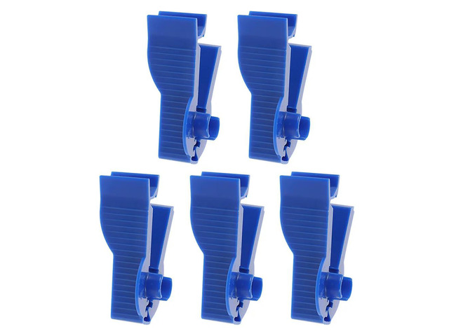 5 Pcs Plastic Tube Clamp Peritoneal Dialysis Clips Controller For System Universal 65X65X3 Pipeline Accessories
