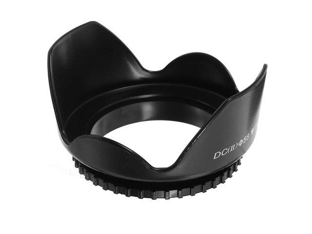 Professional 58Mm Camera Lens Hood Universal Hard ABS Plastic Olympus Dslr Lens Prevent Glare