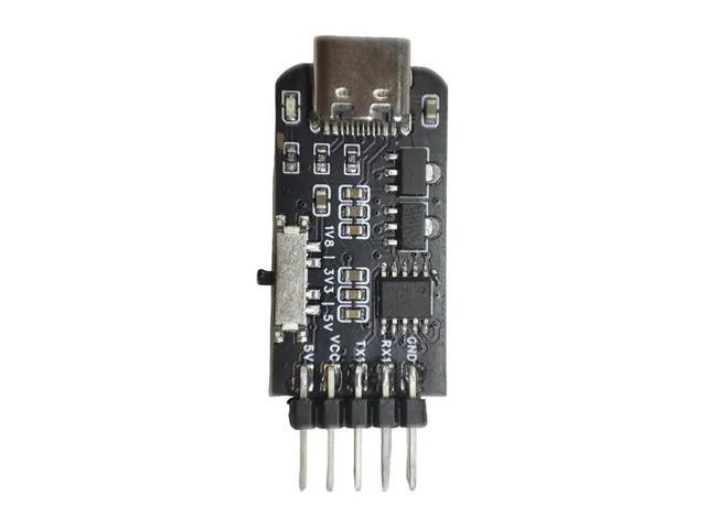 USB To TTL Converter Module-Adjustable I/O Levels(1.8V/3.3V/5V), Dual UART, USB To TTL Conversion Type-C Interface