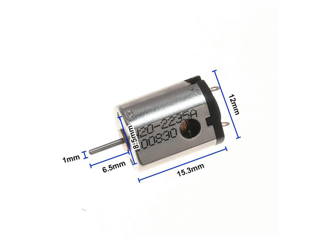 N20 Motor with Heat Dissipation Holes Ndfeb High-strength Magnetic Force DC3V 0.5A RPM Ultra-high Speed DC Motor 1PCS