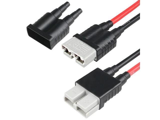 120A 600V Waterproof Sheath Dustproof Flat Card Slot Cable PVC Connector Dust Cover for Anderson Connector 2PCS