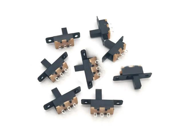 5mm Handle 50V 0.5A SPDT Slide Switch 20PCS SS12F16 Toggle Switch