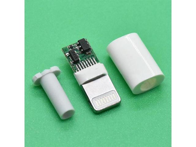 Lighting chip fast charging plug DIY only charging contor male mobile phone data cable lightning shell