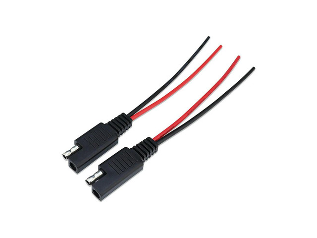 10CM 10A 18AWG SAE Male Female Cable Power Extension Connector Wire for DIY Automotive Solar Plug Wire SAE Cable