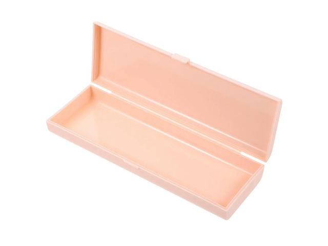 1Pcs Trendy Simple Design Stationery Box Reliable Material Non Fade Student School Supply Case Pencil Pen Eraser