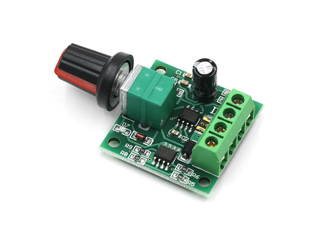 PWM Motor Speed Controller Low Voltage Motor Speed Control Switch DC 1.8V 3V 5V 6V 12V 2A Adjustable Drive Module