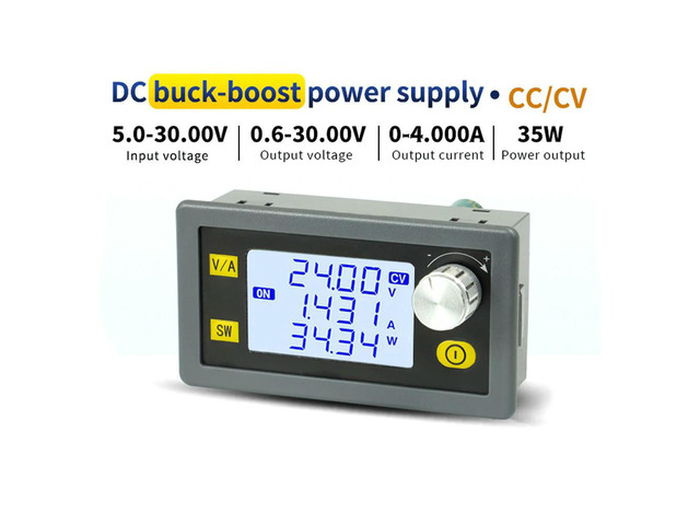 DC DC Buck Boost Converter 5.0~30V To 0.6~30V Adjustable Regulated oratory Power Supply CC CV 0~4.0A 6V 12V 24V Power Module