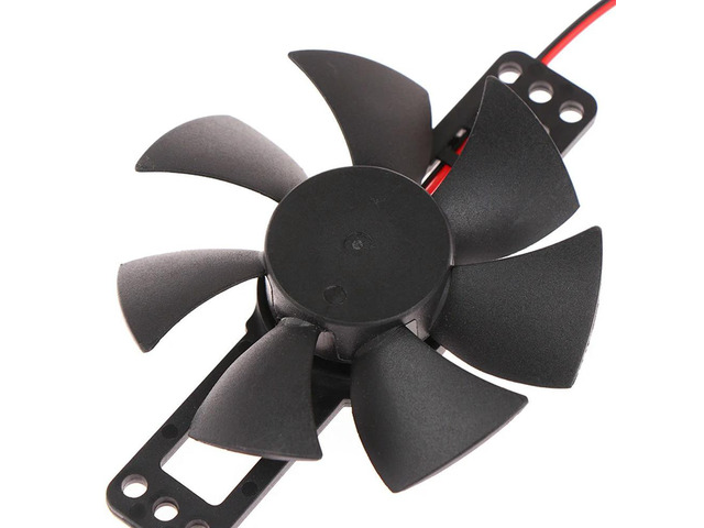 1Pc Black DC 18V Universal Induction Cooker Cooling Fan Plastic Brushless Fan Cooling Fan Induction Cooker Accessories