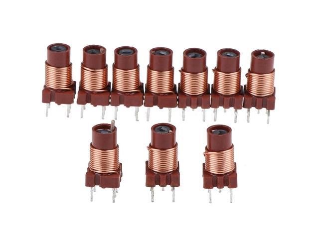 10pcs 12T 0.6uh-1.7uh Adjustable High-Frequency Ferrite Core Inductor