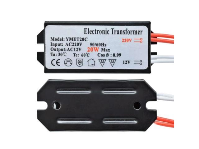 Transformer Power Supply Module LED Constant Voltage Drive AC 220V to AC12V 20W Outdoor IP67 Waterproof with Overload Protection