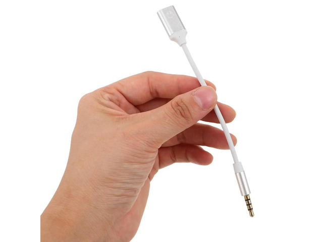 2Pcs Type C to Audio Jack Adapter Silver Headphone Plug Converter Hifi Sound Compatible for Phones Laptops Tablets Mp3 Players