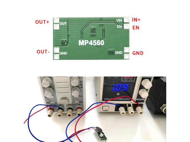 2A DC-DC Converter MP4560 Step-down Stabilized Voltage Power Supply Module 6-55V to 3-16V Voltage Adjustable Buck Power Board