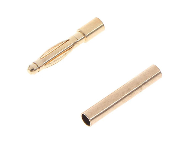 20pcs 2mm Gold Bullet Connector Banana Plugs Male &Female for RC Car