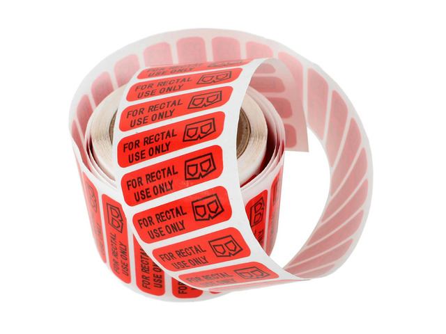 500pcs Funny Rectal Use Only Stickers Novelty Adhesive els Prank Decals For Decoration Stocking Stuff Travel Case