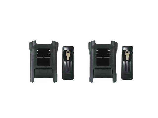 2X For Baofeng DM-32 UV-32 DM-32UV Walkie Talkie Plastic Holder Case With Belt Clip