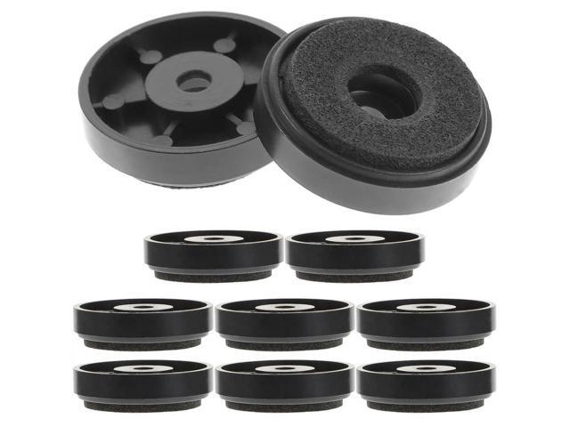 10Pcs Speaker Isolation Feet High Density Rubber Base Mat for Subwoofer Speakers Amplifier Turntable Vibration Reduction Hifi
