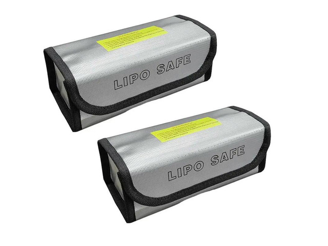 Fireproof Bag 2Pcs, Lipo Guard, Explosion-Proof Safe Pouch Protection Functionality Safety