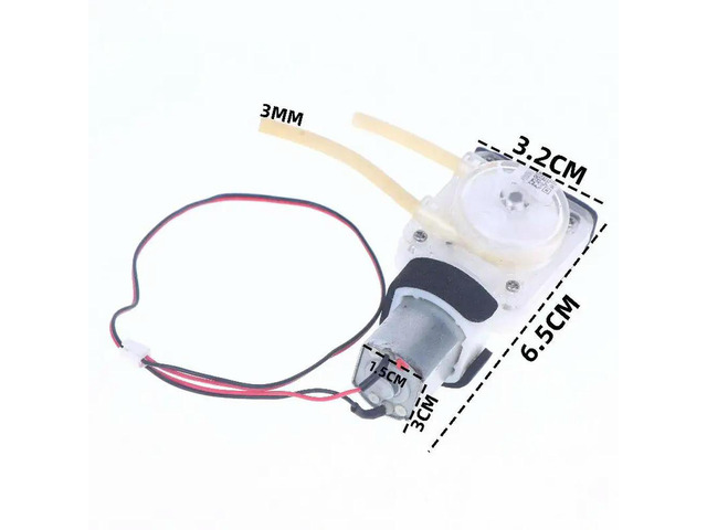 1Pcs DC 3V 3.7V Peristaltic Water Pump Can Change Flow Direction Of Inlet And Outlet Small Liquid Pump Self Priming Pump Micro