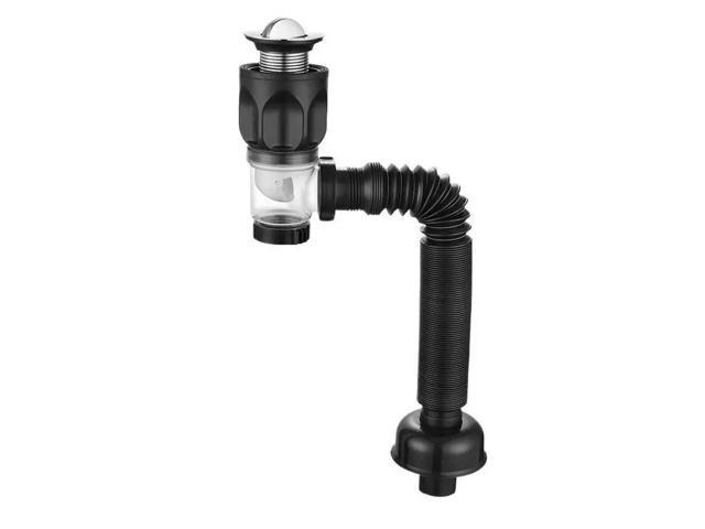 Anti Odor Drainage Pipe Universal Flip Stainless Steel Washbasin Washbasin Sink Wall Drainage Pipe Kitchen Bathroom Accessories