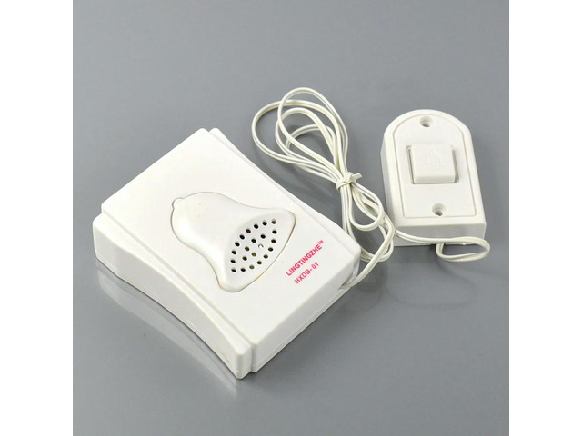 88CM Wired Doorbell Home Apartment School Hospital oratory Bell 85db White Door Bell Red And Black Wire