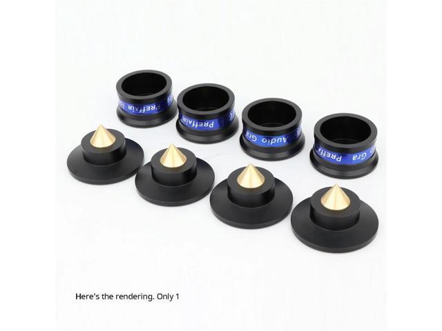 Speaker Isolation Spikes Speaker Base Pads with Non-Slip Base Pad Aluminium Anti-Vibration for Turntable Amplifier B