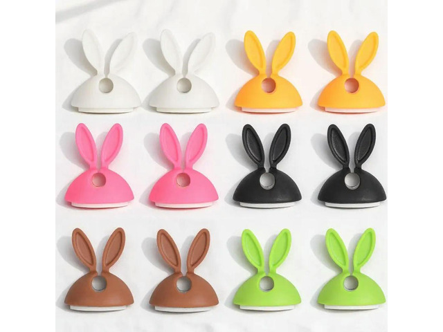 12Pcs Silicone Cable Clip Holder for Desk Organization Colorful Wire Management Tool Easy to Install Remove No Residue Clean