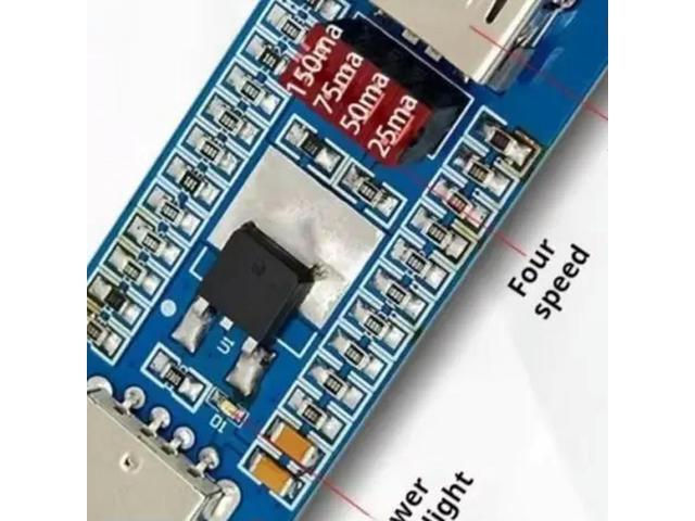USB Power Bank Virtual Load Anti-shutdown Module Onboard LM317 Power Chip with LED Indicator Light
