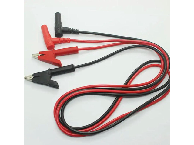 1Pcs To Banana Plug Test Cable Lead Connector 10A Crocodile Clip Electrical Test Lead For Multimeter Testing Alligator Clips