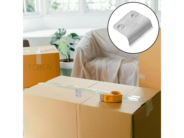 10Pcs Iron Tape Dispenser Cutter Blades Replacement for Adhesive Packing Tape Holder Universal Office Industrial Sealing l