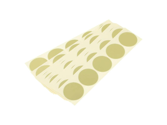 100Pcs DIY Seal el Stickers Gear Shape Self Adhesive Paper Envelope Certificate Stamp Seal el Sticker Wrapping Stickers