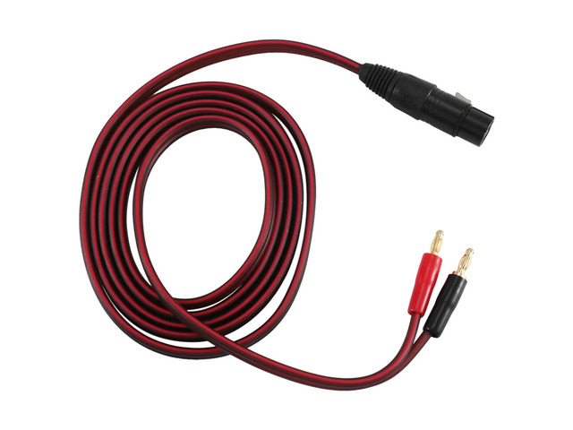 XLR to Banana Speaker Cable,XLR 3 Pin Female to Dual Banana Plugs Audio Cable, Gold-Plated 4mm Plug to XLR3 Pro HiFi