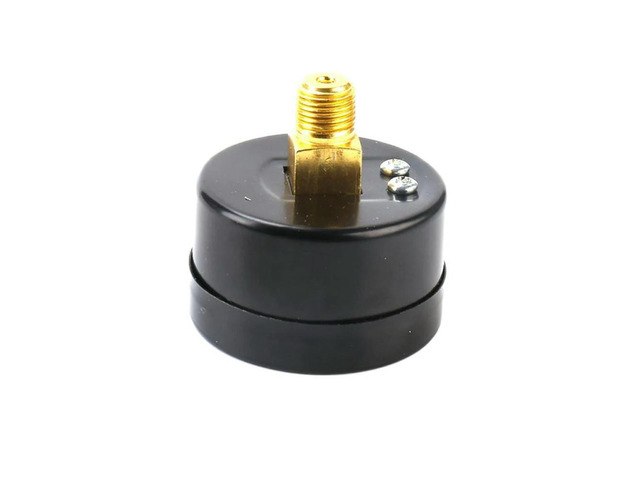 Y40 Mini Low Pressure Gauge Back Mount 1/8' Thread Pressure Gauge 0-1Mpa Shatter-proof Pressure Gauge for Fuel Air Oil Water