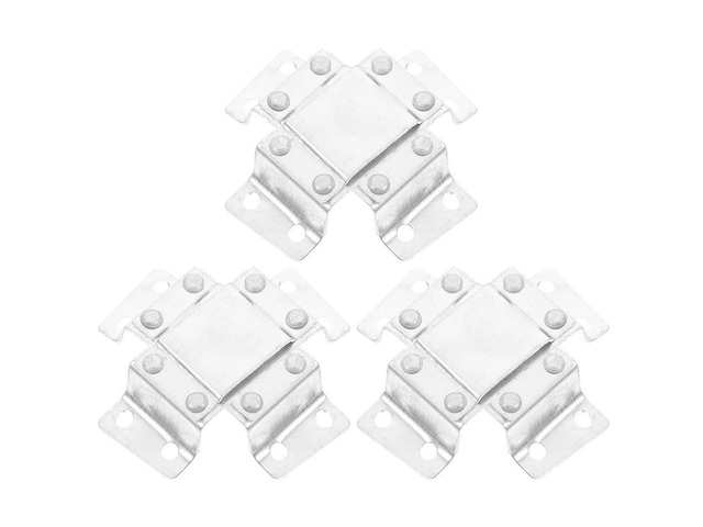 6Pcs Safety Hard Hat Headlamp Bracket Aluminum Miner Light Mount for Construction Mining Patrol Officers Nonslip Light
