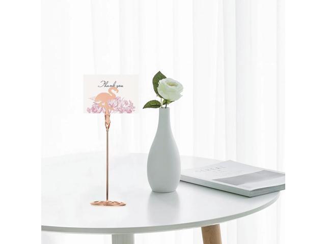 3Pcs Flamingo Shaped l Tabletop Cards Holder Photo Memo Note Clip for Restaurant Hotel Wedding Favor