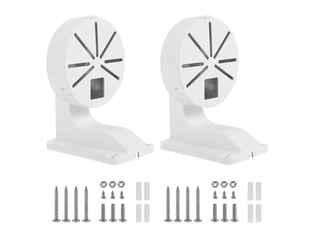 Security Camera Mount Bracket,ABS Indoor Outdoor Wall Mount L-Type Bracket For CCTV Security Dome IP Camera Mounting