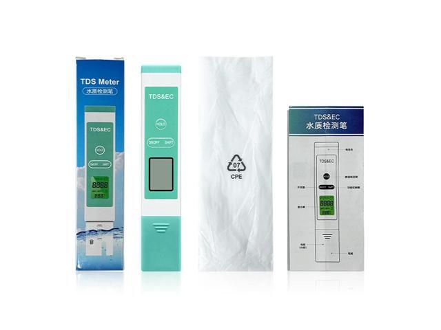 3 in 1 Multifunctional Water Tester With Backlight LCD Digital Display Temperature/EC/TDS Tester