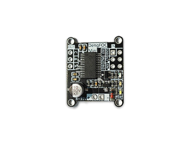 Deng FOC Mini 8-35V BLDC Motor Drive Board 2.5A DRV83131 Chip Motor Drive Controller PWM Output Pin with Indicator Light