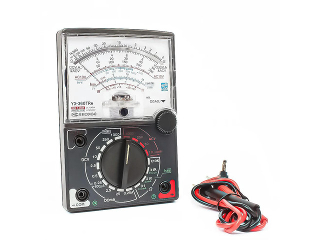 YX-360 TRN Needle Type Universal Meter Pointer Display Electrical Multimeters Voltage Current Resistance Tester Pen AC DC