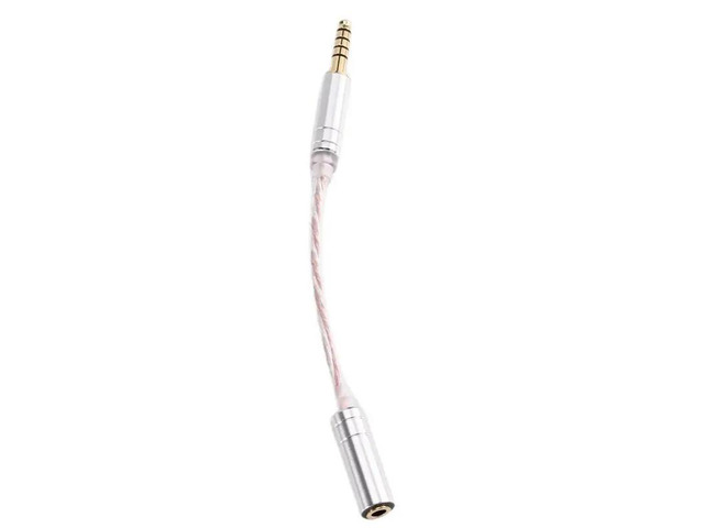 Stereo Male Jack Connector 3.5MM Balanced Female To 4.4MM Balanced Plug Male Audio Cable Adapter