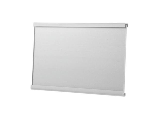 Aluminum Alloy l Name Plate Holder 7.5cmx12cm Adhesive Hanging Desk Nameplate Office Desk Staff Position Sign