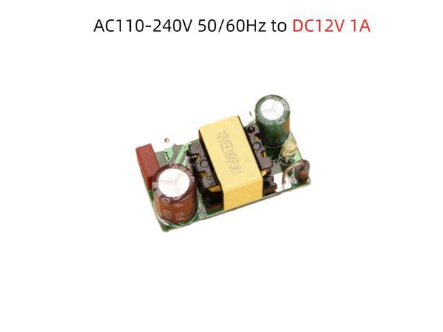 12V 1A AC-DC Switching Power Supply AC-DC Converter AC110-240V 50/60Hz to DC12V 1A Switching Power Supply Module Circuit Board