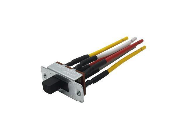 E-209-22 SL13B 6Pin Ceiling Fan Double Pole/Double Throw Slide Transfer Switch 3A 250VAC/6A 125VAC Toggle Switch with Wire
