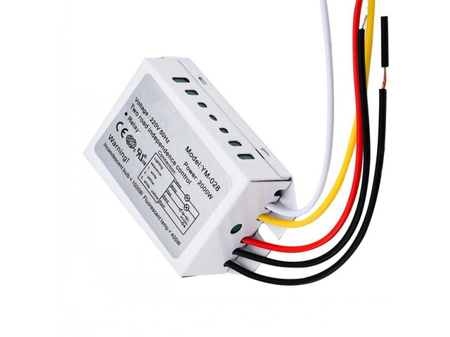 Group Segmented Digital Subsection Switch 2-Way 3-Section for Ceiling Light Independence Remote Control Section Switch